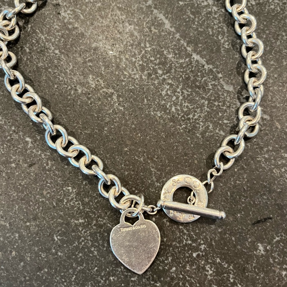 COPY - Tiffany’s heart necklace. Sterling silver.